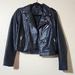 Black moto jacket